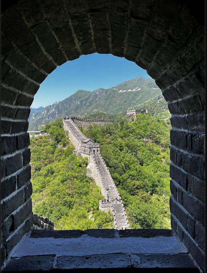 The Great Wall, framed