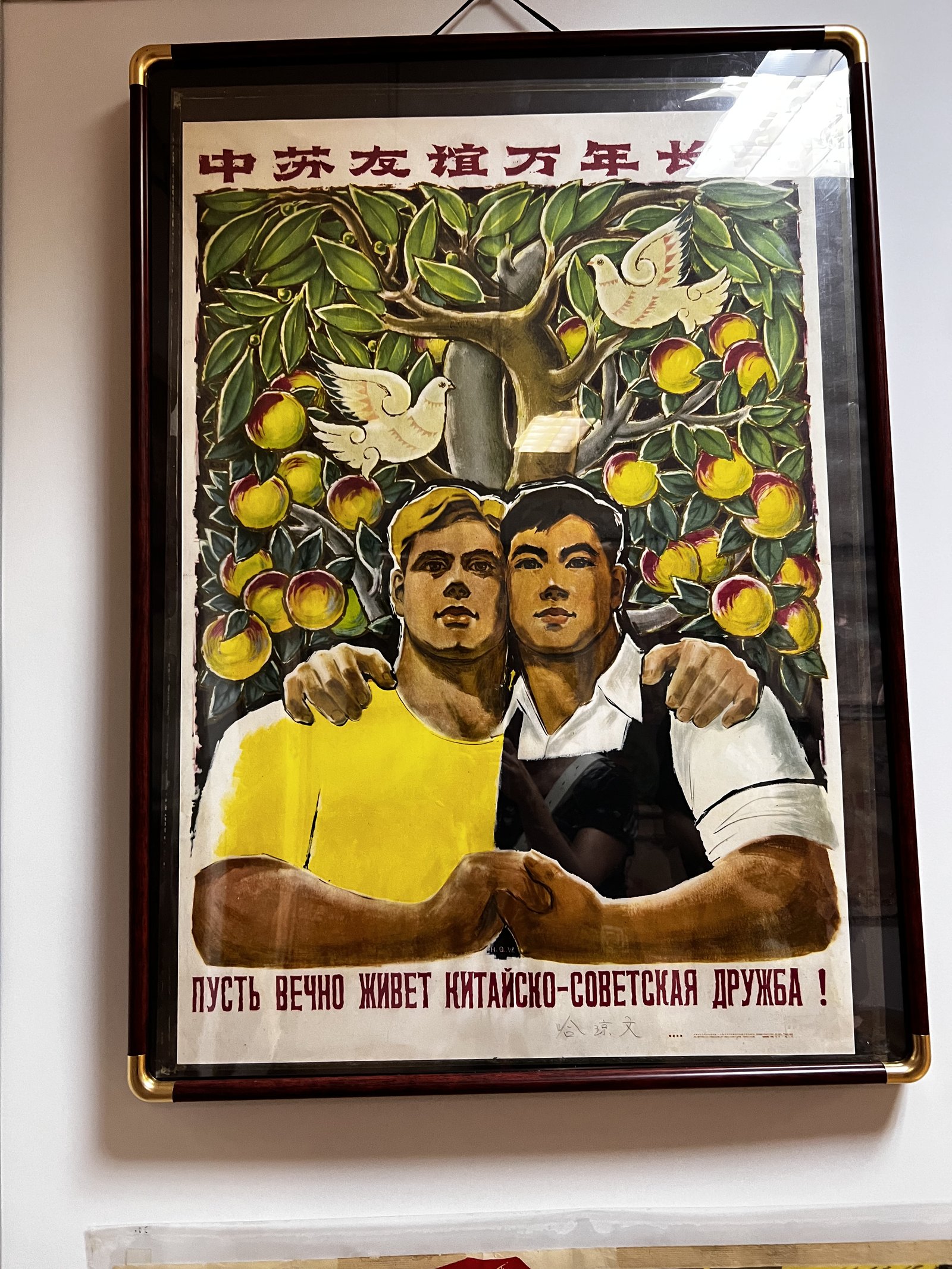 Pride! Long live China-Soviet friendship.